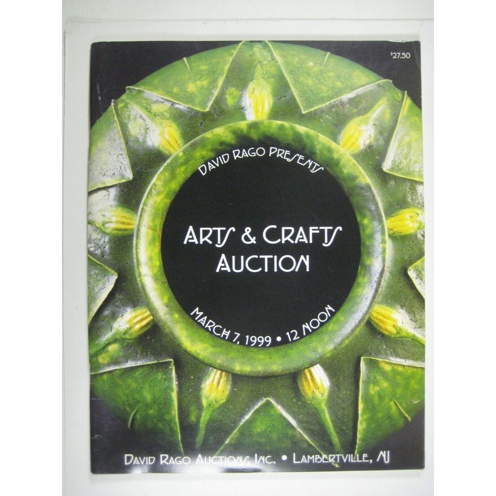 RAGO Auction Catalog 1999 Arts Crafts Glass Ceramics Tiffany Stickley Ohr